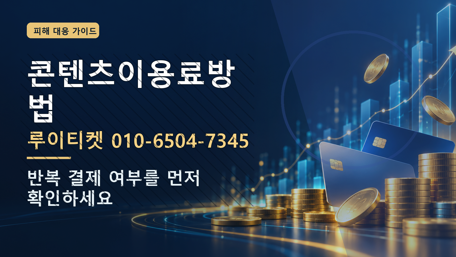 콘텐츠이용료방법: 루이티켓 010-6504-7345 · 반복 결제 여부를 먼저 확인하세요